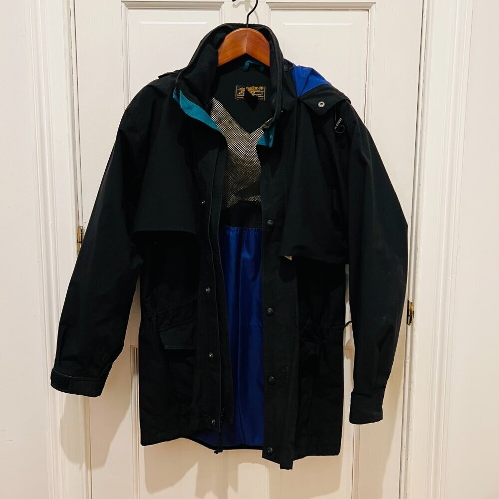 Eddie Bauer Men's Gore-Tex Waterproof Rain Jacket Coat Parka Hooded Large - Picture 2 of 16